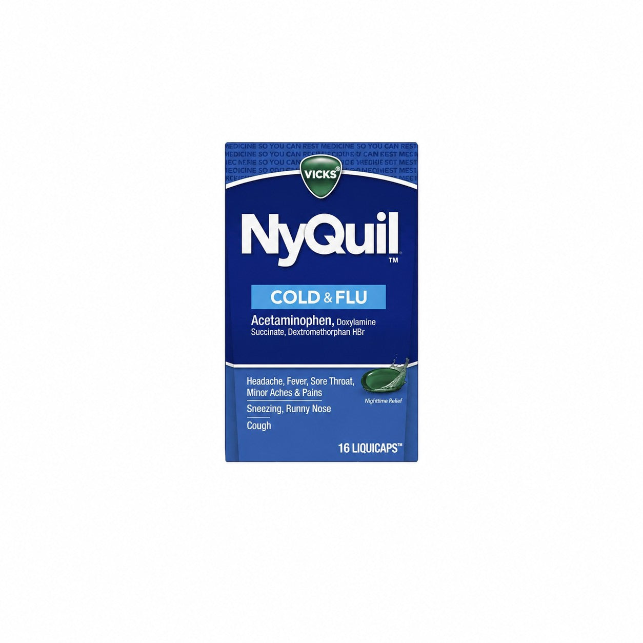 Night Quil Cold & Flu Liq Caps